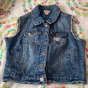 Mossimo Supply Co. Blue Denim Vest